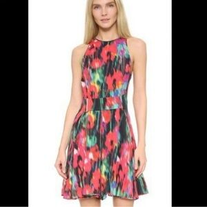 Jason Wu Vibrant Multicolor Blurred Floral Silk Romper